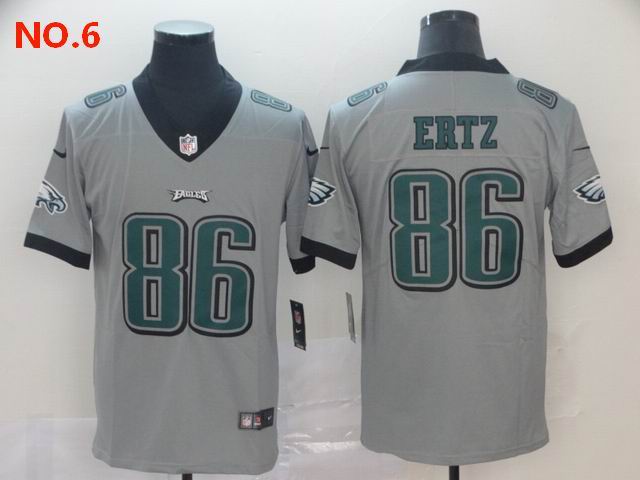 Men's Philadelphia Eagles #86 Zach Ertz Jersey NO.6;